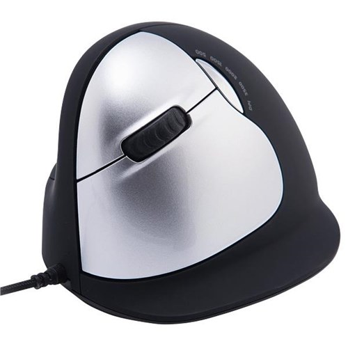 R-Go HE Ergo Vertical Wired Mouse Left Hand Large