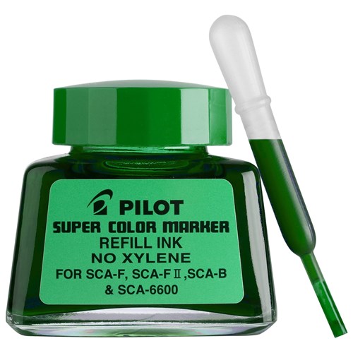 Pilot Super Color Green Marker Ink Refill Pot 30ml