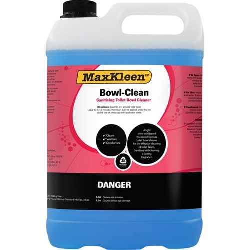 MaxKleen Bowl-Clean Sanitising Toilet Bowl Cleaner 5L
