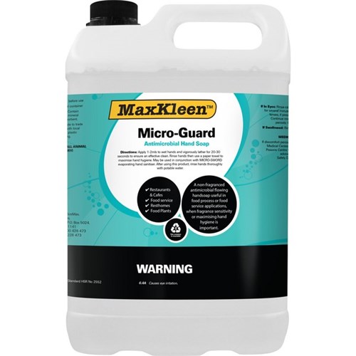 MaxKleen Micro-Guard Anti-Bacterial Hand Soap 5L