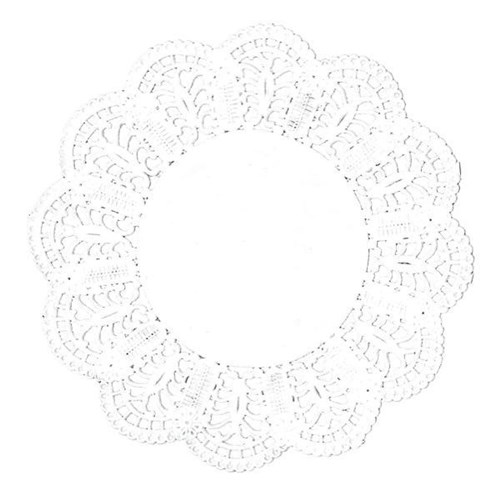 Round Paper Doily 11444 White 100mm, Pack of 250