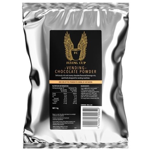 Flying Cup Hot Chocolate Vending Machine Refill 1kg OfficeMax NZ