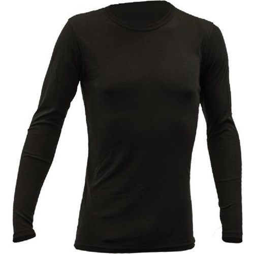 Trekz Thermal Long Sleeve Top Small Black