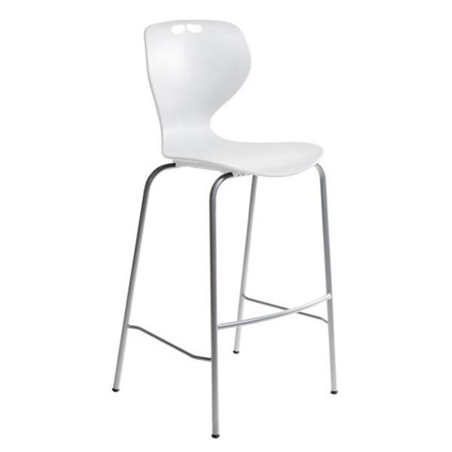 Mata Bar Stool 750mm White