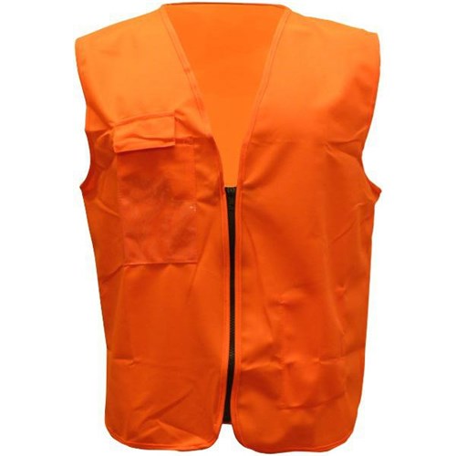 Day Only Hi Vis Safety Vest Large Orange