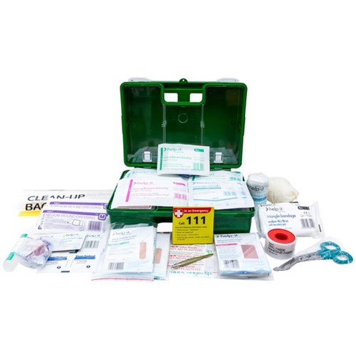 OfficeMax Office First Aid Kit Hard Pack Wall Mountable 1-12 Person