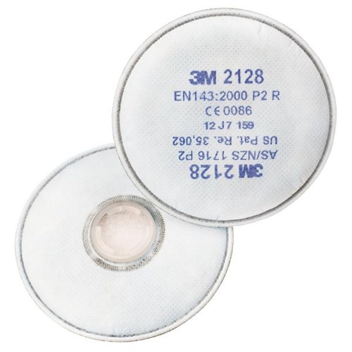 3M™ P2 Particulate Filters 2128, Pack of 2