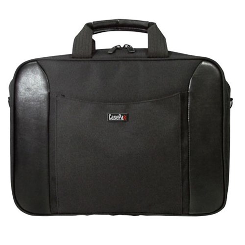 Casepax Laptop Case 1 Compartment Fits 16 Inch Polyester Black