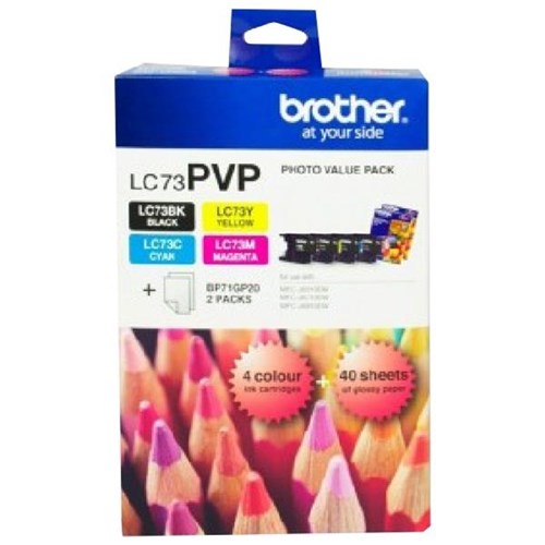 Brother LC73PVP Colour Ink Cartridges Value Pack