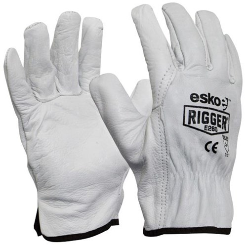 Rigger Premium Leather Gloves Medium, Pair
