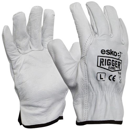 Rigger Premium Leather Gloves Large, Pair