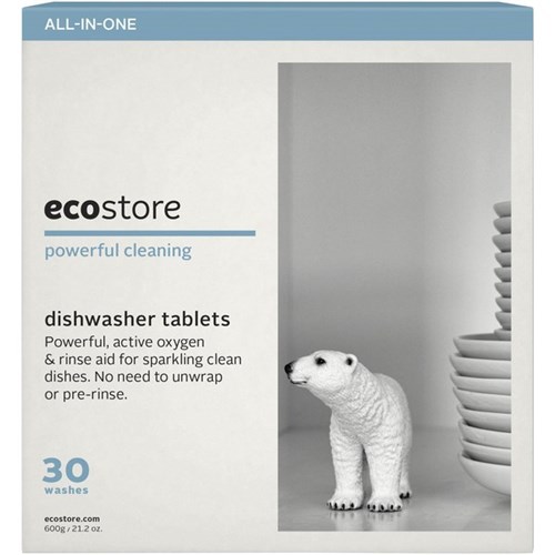 ecostore Auto Dishwasher Tablets 600g, Pack of 30