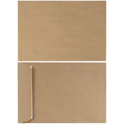 Croxley E24 Pocket Envelopes Peel And Seal Manilla 133282, Box of 250