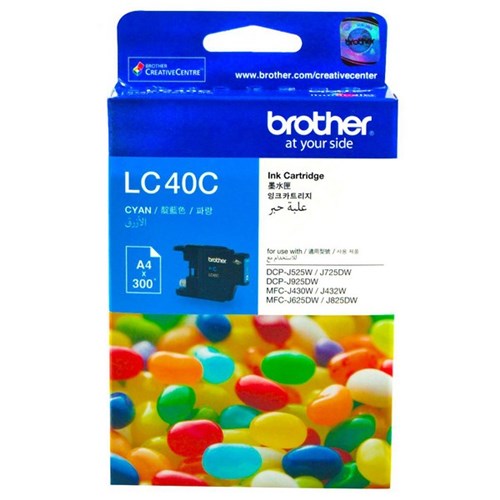 Brother LC40C Cyan Ink Cartridge