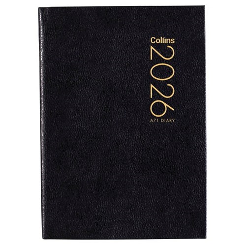 Collins A71 Pocket Diary 1 Day Per Page 2026 Black