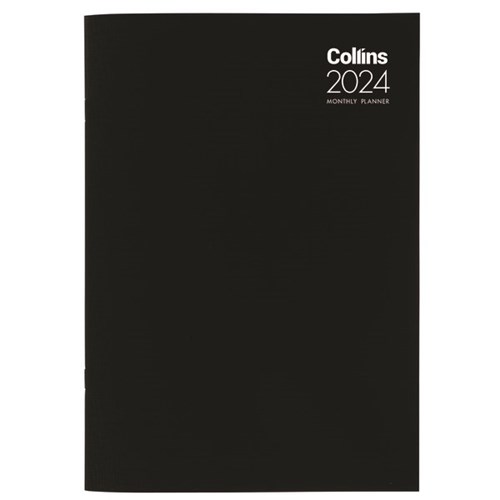 Collins A4M Monthly Planner Diary A4 Month To View 2024 Assorted Colours