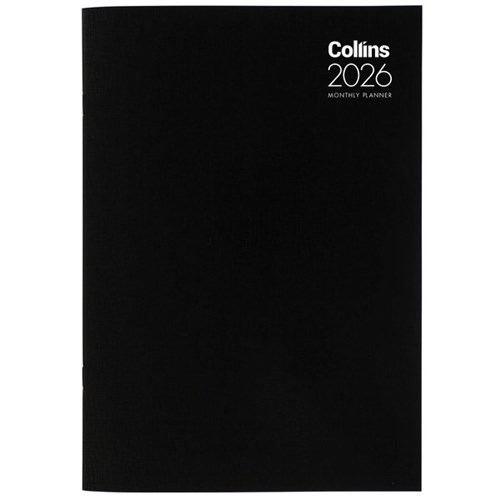 Collins A4 Monthly Planner Diary A4 Month To View 2026 Assorted Colours