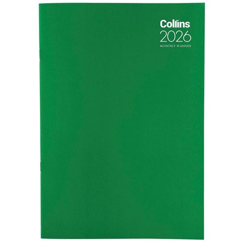 Collins A4 Monthly Planner Diary A4 Month To View 2026 Assorted Colours