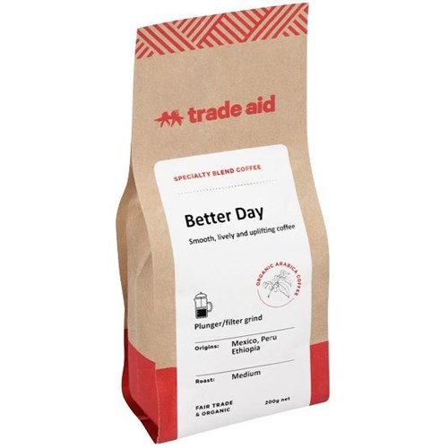 Trade Aid Better Day Fairtrade Medium Ground Coffee 200g
