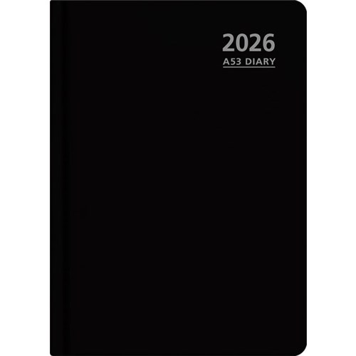 OfficeMax A53 1 Hour Appointments  Diary A5 Week To View 2026 Black