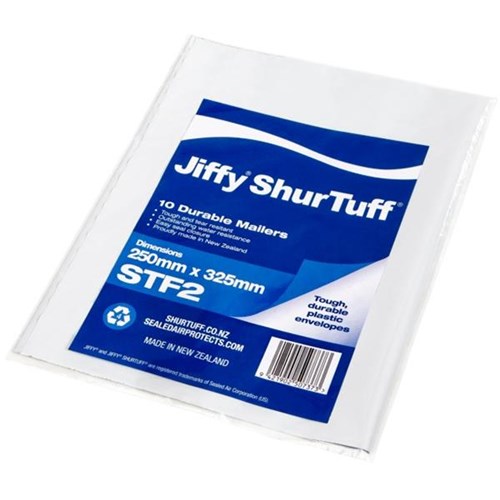 Jiffy ST2 ShurTuff Mailer 250x325mm, Pack of 500 OfficeMax NZ