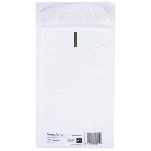 Jiffy MLT1 Mail Lite Mailers 113x210mm, Pack of 100