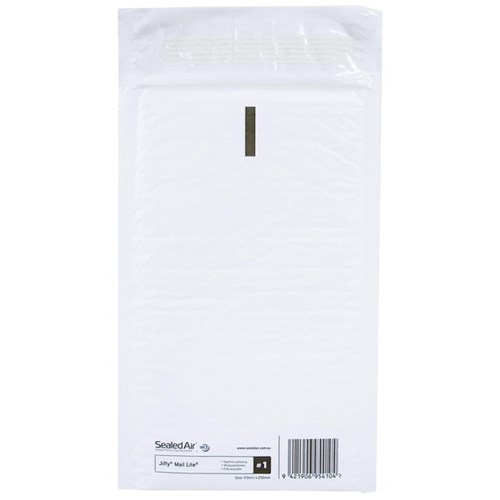 Jiffy MLT1 Mail Lite Mailers 113x210mm, Pack of 100 OfficeMax NZ