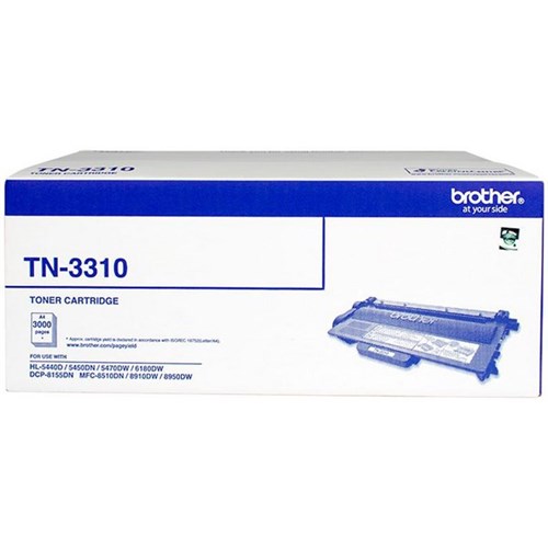 Brother TN-3310 Black Laser Toner Cartridge Standard Yield
