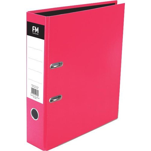FM Vivid Lever Arch File A4 Shocking Pink