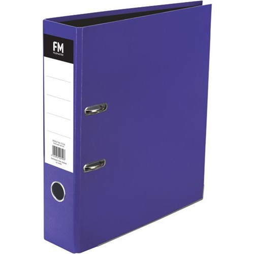 FM Vivid Lever Arch File A4 Passion Purple