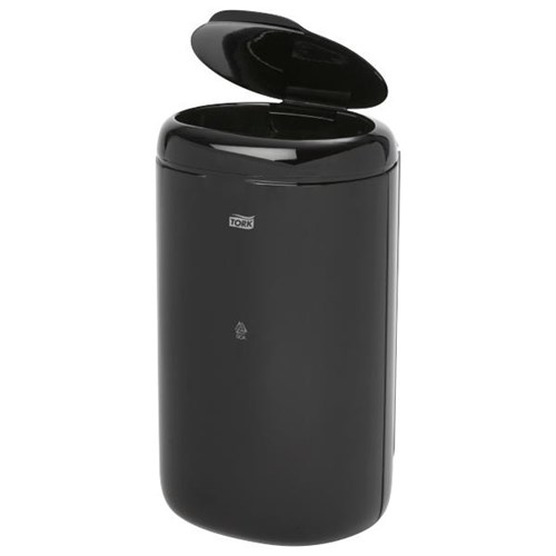 Tork B3 Mini Toilet Rubbish Bin 5 Litre Black 564008 OfficeMax NZ
