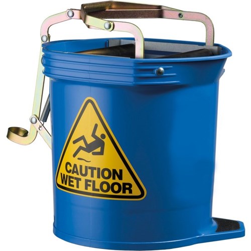 Oates Plastic Widemouth Bucket 16L Blue