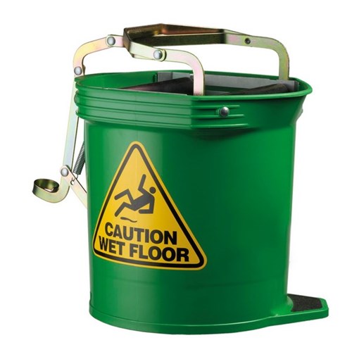 Oates Plastic Widemouth Bucket 16L Green