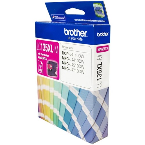 Brother LC135XL-M Magenta Ink Cartridge High Yield
