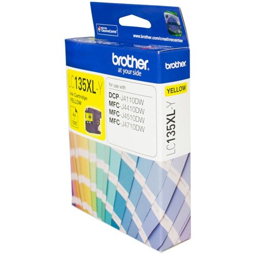 Brother LC135XL-Y Yellow Ink Cartridge High Yield