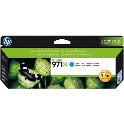 HP 971XL Cyan Ink Cartridge High Yield CN626AA