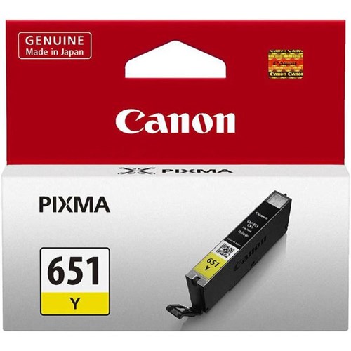 Canon CLI-651Y Yellow Ink Cartridge