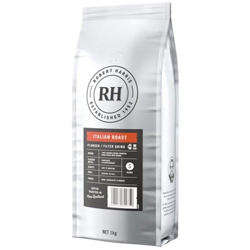 Robert Harris Italian Roast Ground Coffee 1kg OfficeMax NZ