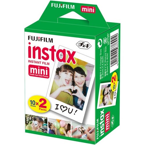 Fujifilm Instax Camera Film Mini, Pack of 20