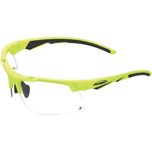 Scope Striker Hi Vis Safety Glasses Clear Lens