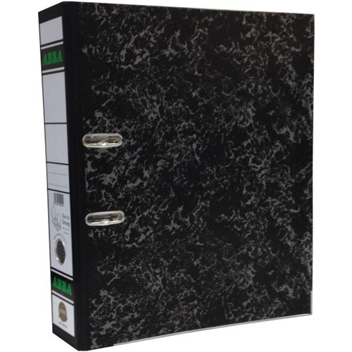 Lever Arch File Heavy Duty A4 Mottled Black OfficeMax NZ