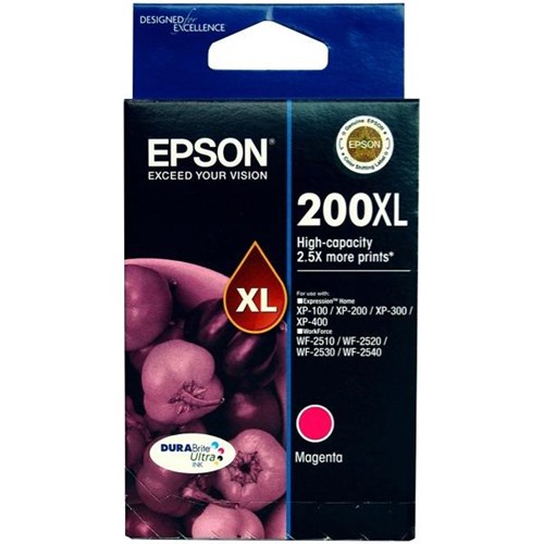 Epson 200XL Magenta Ink Cartridge High Yield C13T201392