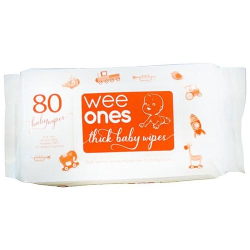 Wee-Ones Baby Wipes Resealable, Carton of 12