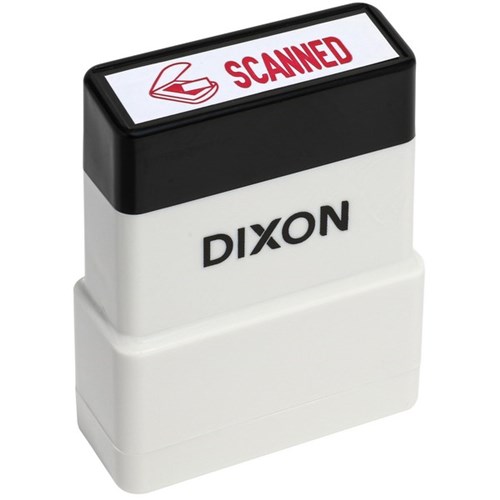 Dixon 005 Self-Inking Stamp SCANNED Red