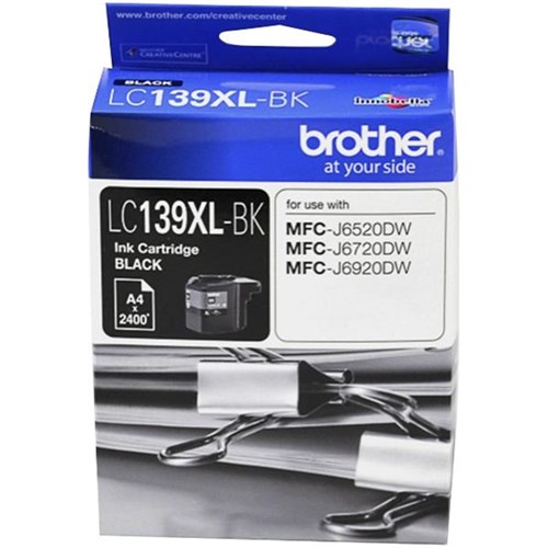 Brother LC139XL-BK Black Ink Cartridge High Yield
