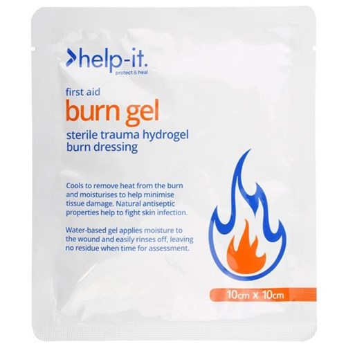 HelpIt First Aid Burn Dressing 100x100mm OfficeMax NZ