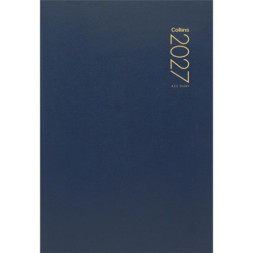 Collins A52 Diary A5 2 Days Per Page 2027 Blue