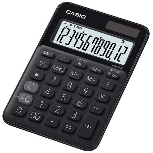 Casio MS-20 Desktop Calculator Black