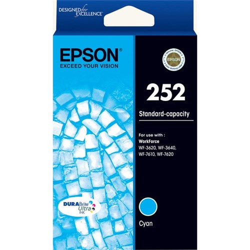 Epson 252 Cyan Ink Cartridge T252292