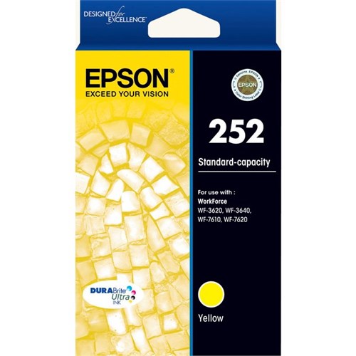 Epson 252 Yellow Ink Cartridge T252492